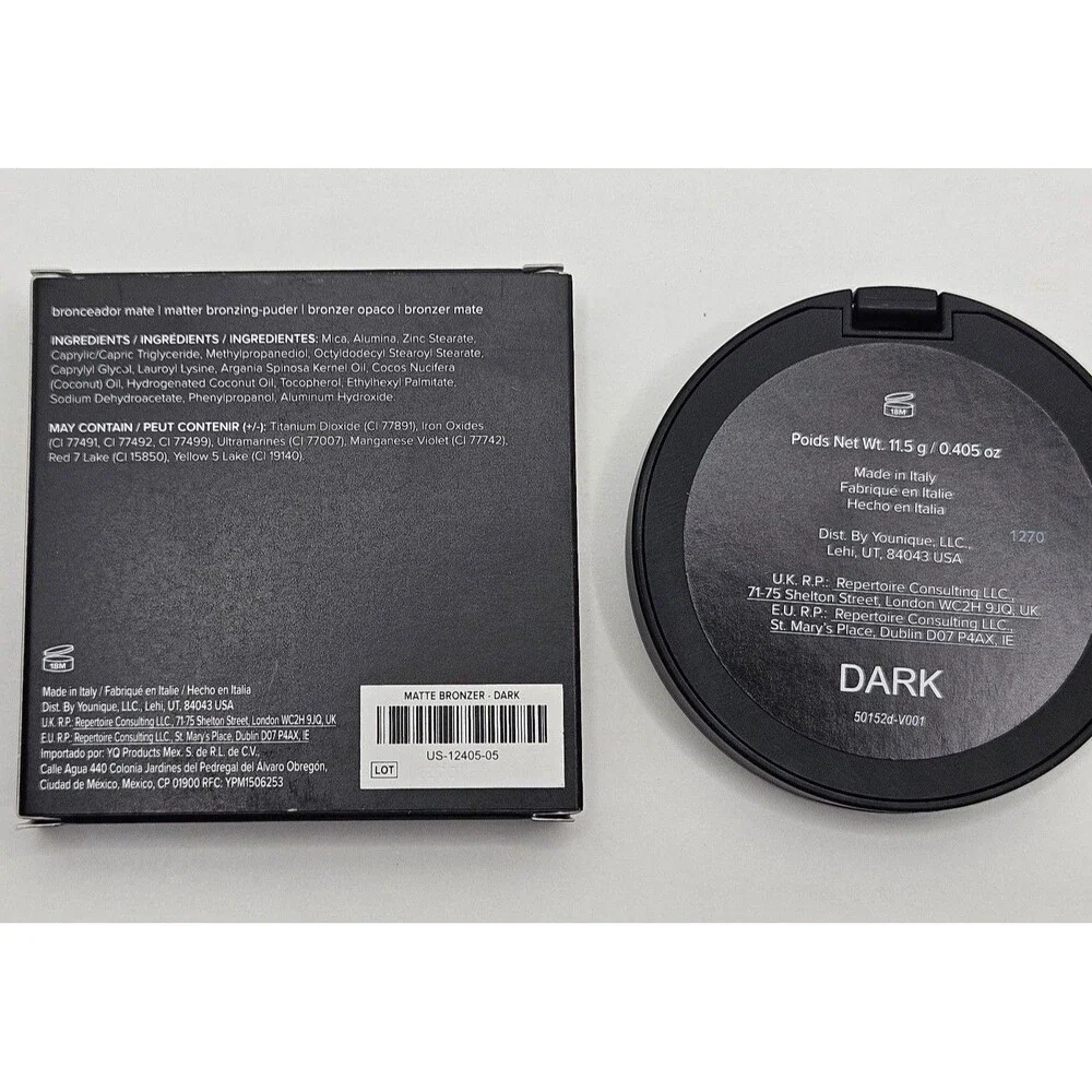 Younique Touch Matte Bronzer in Dark New in Box